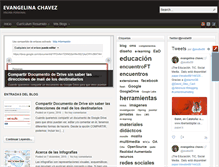 Tablet Screenshot of evangelinachavez.com